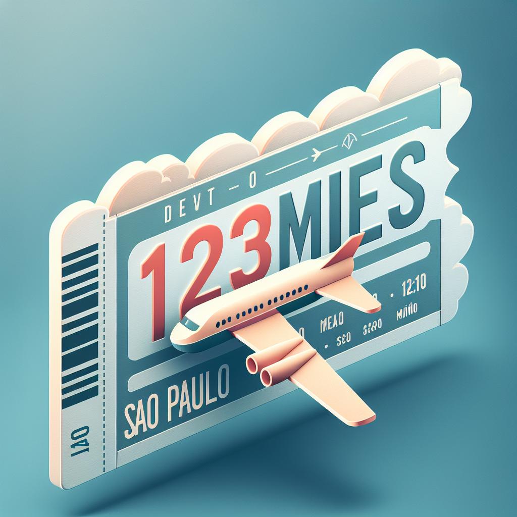 123 Milhas Passagem para São Paulo - Balcão de Milhas 1 123 milhas passagem para são paulo