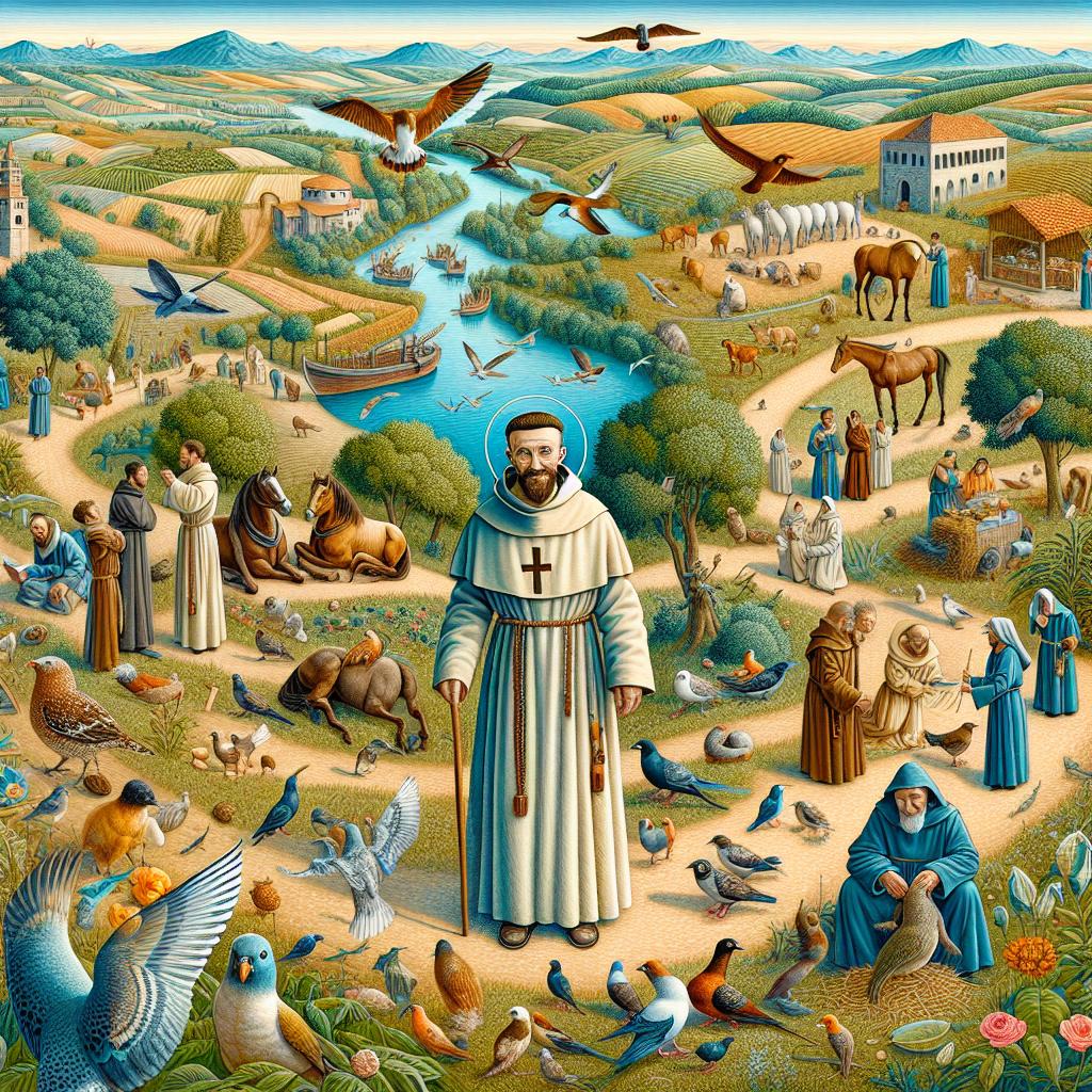 a vida de são francisco de assis: lições de humildade e fé 1 a vida de são francisco de assis