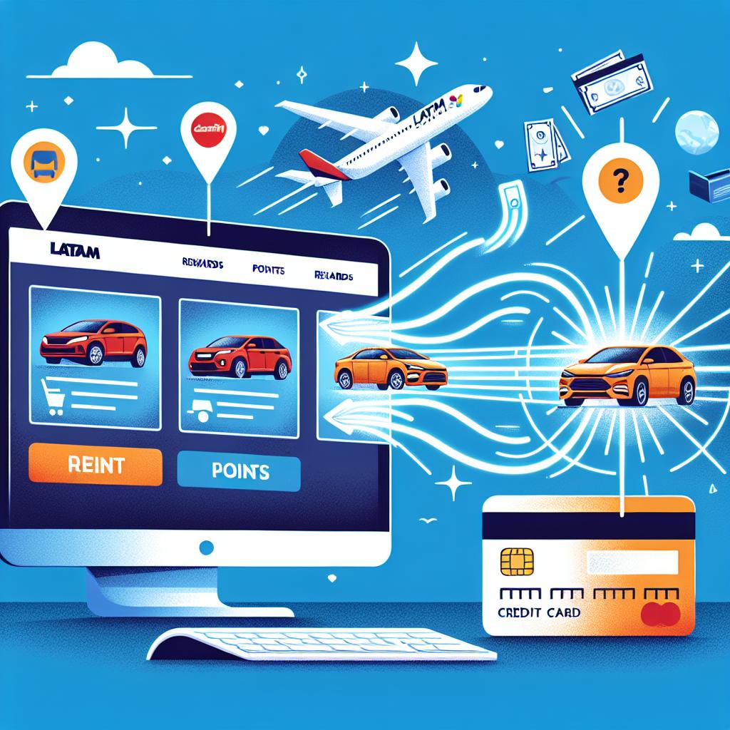 aluguel de carro com pontos latam