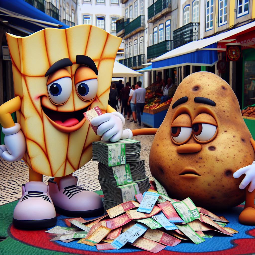 chip e potato em portugues