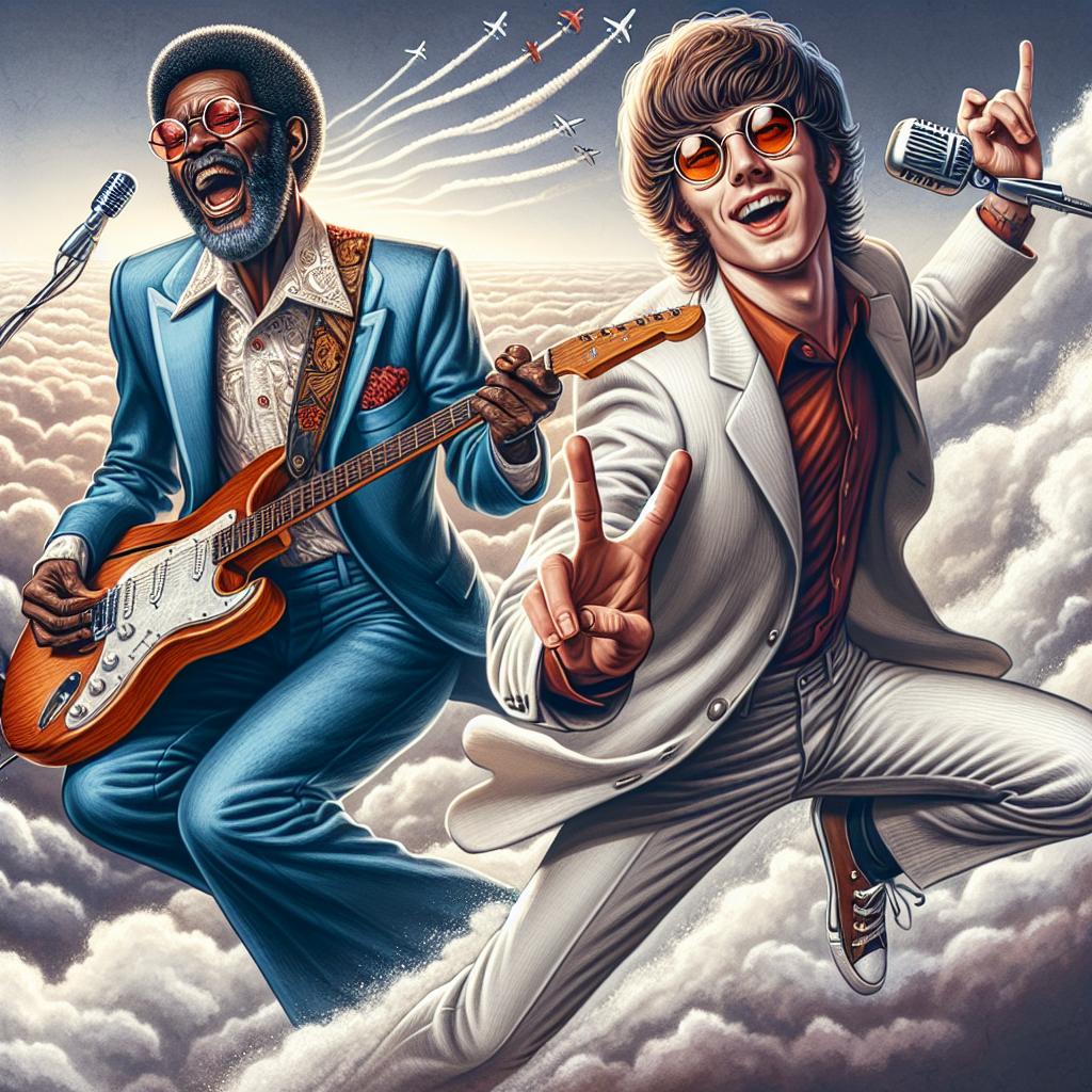 Chuck Berry e John Lennon: Conheça a Influência na Música e Milhas 1 chuck berry e john lennon