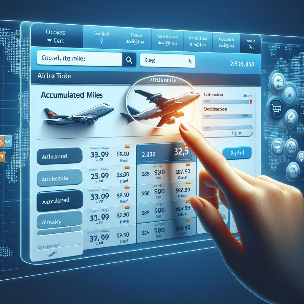 comprar passagem de avião com milhas