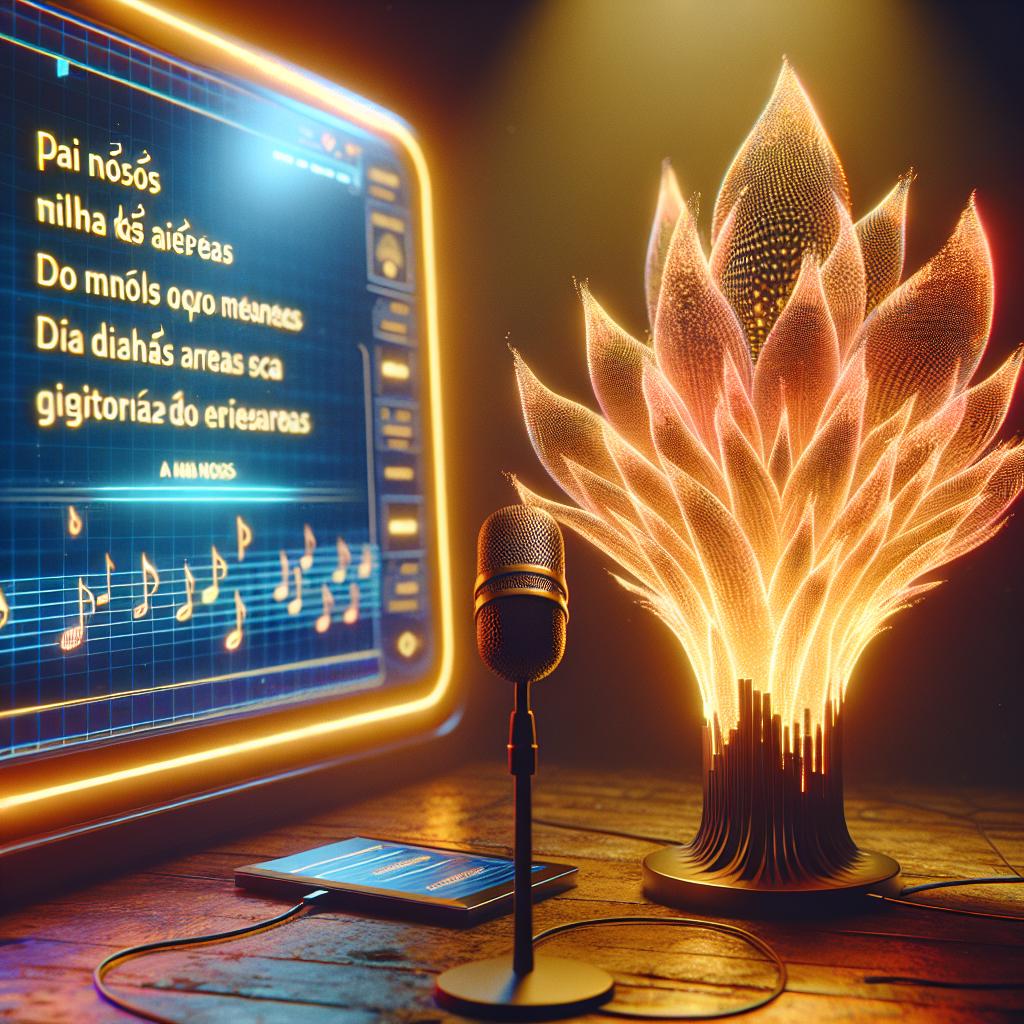 Karaoke Pai Nosso: Cante com Emoção e Segurança 1 karaoke pai nosso