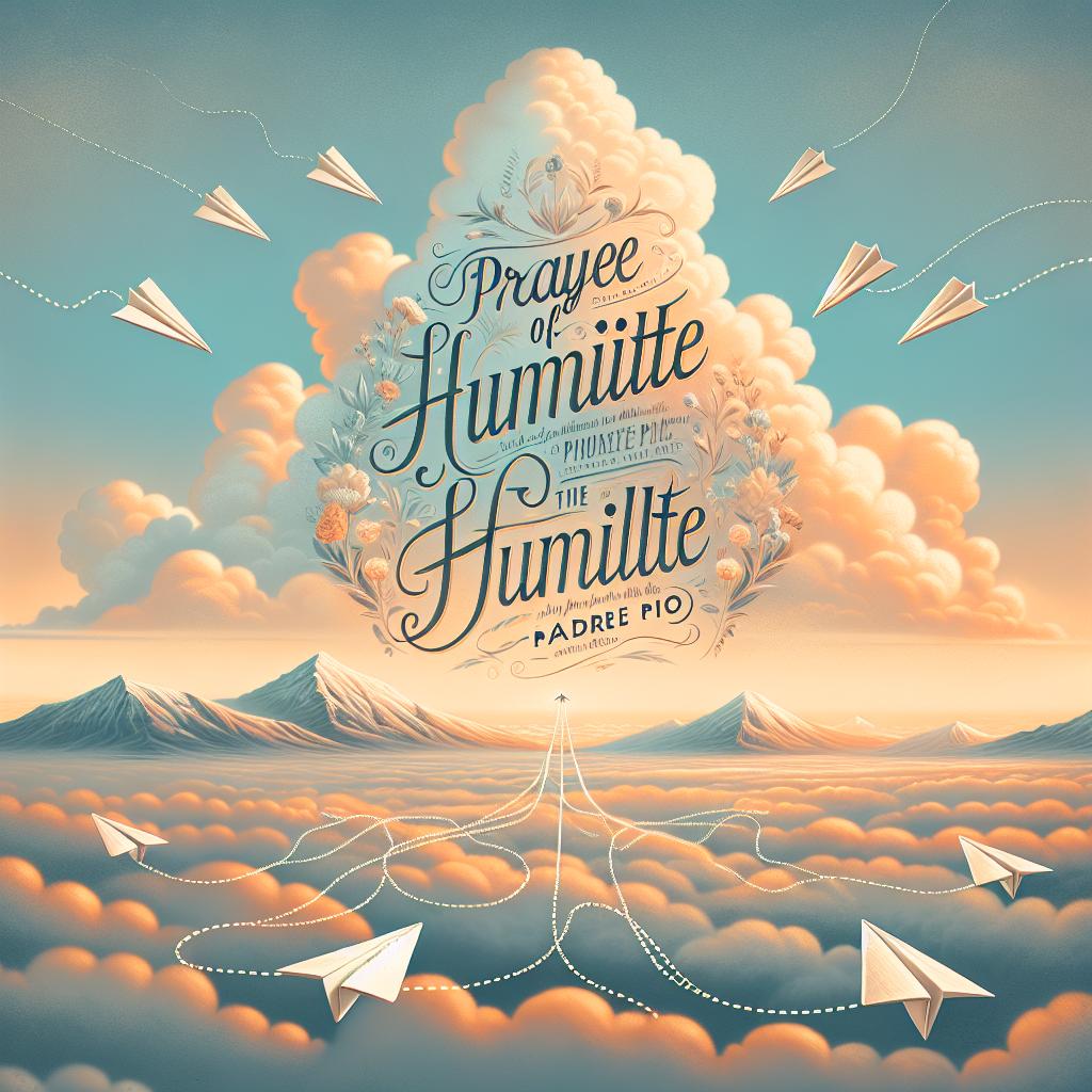 oração da humildade padre pio