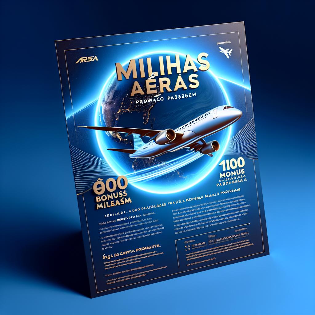 promocao passagem milhas