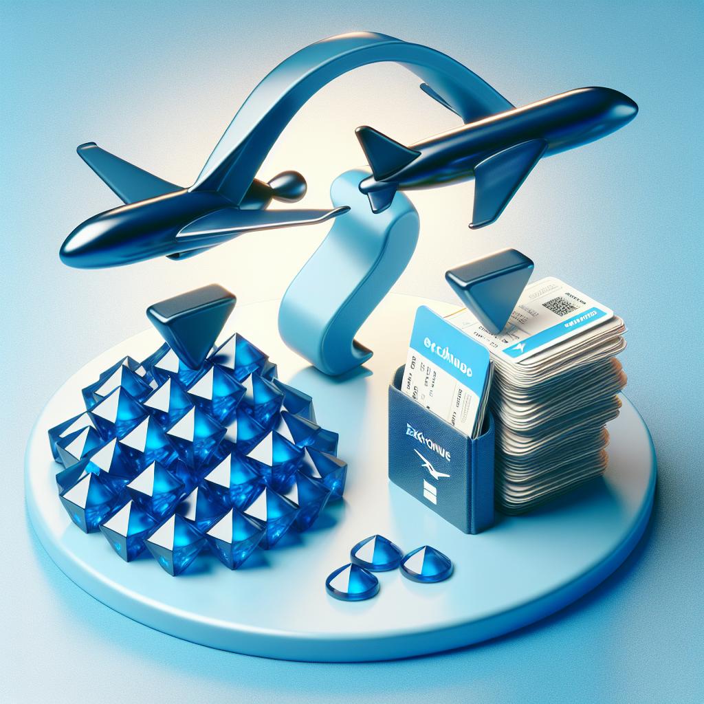 troca de pontos azul