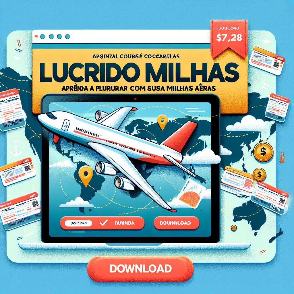 Curso lucrando com milhas download grátis no Balcão de Milhas 1 curso lucrando com milhas download grátis