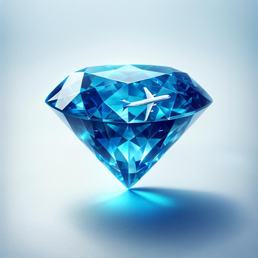 diamante tudo azul