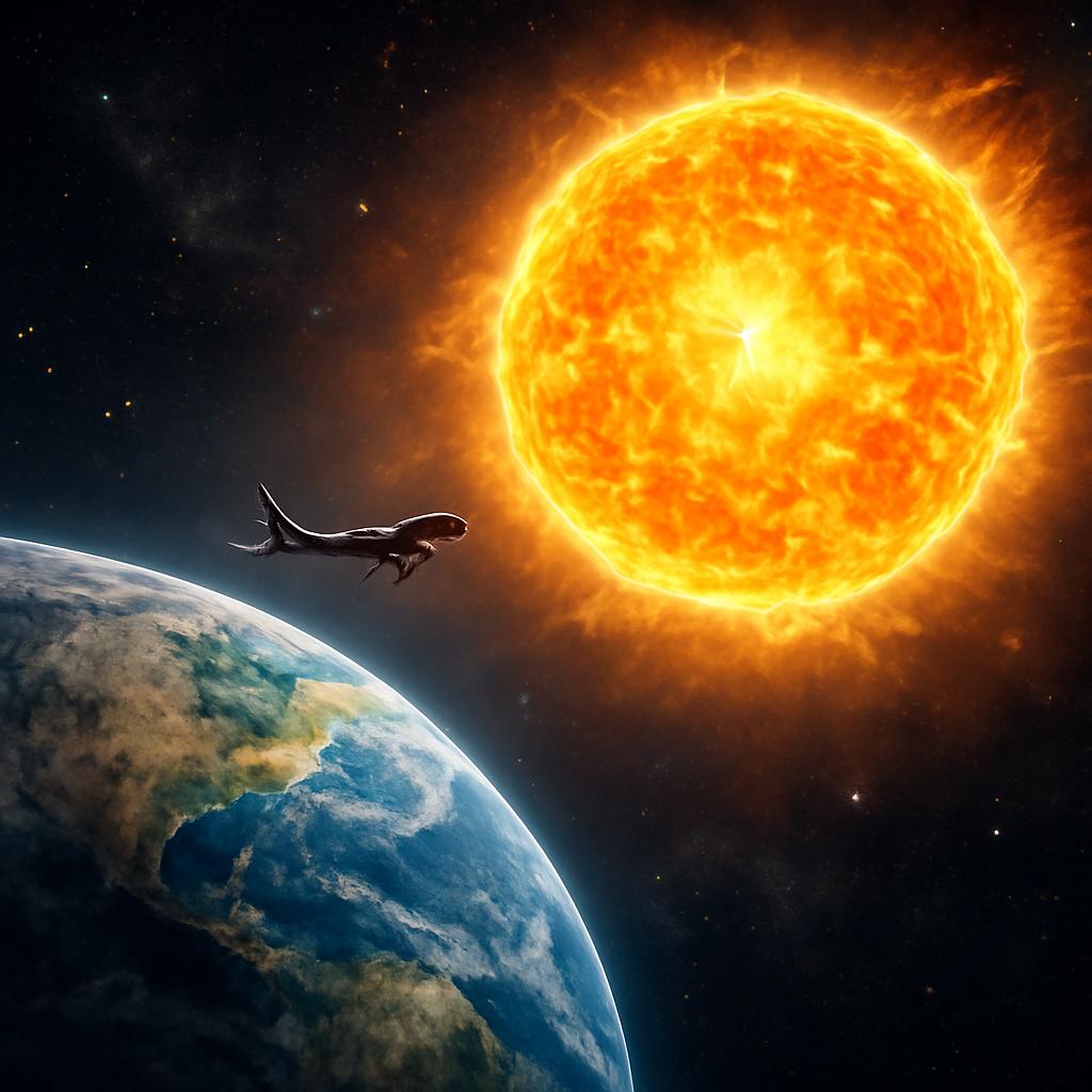 a 93 milhões de milhas do sol