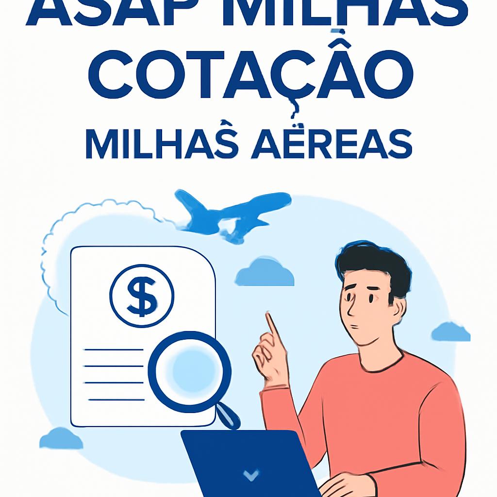 ASAP Milhas Cotação: Venda e Compre Milhas com Agilidade e Segurança 1 ASAP Milhas Cotação
