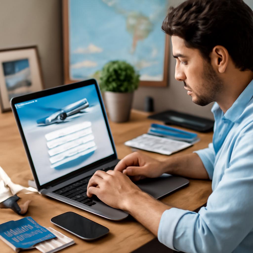 cadastro para vender passagens aéreas