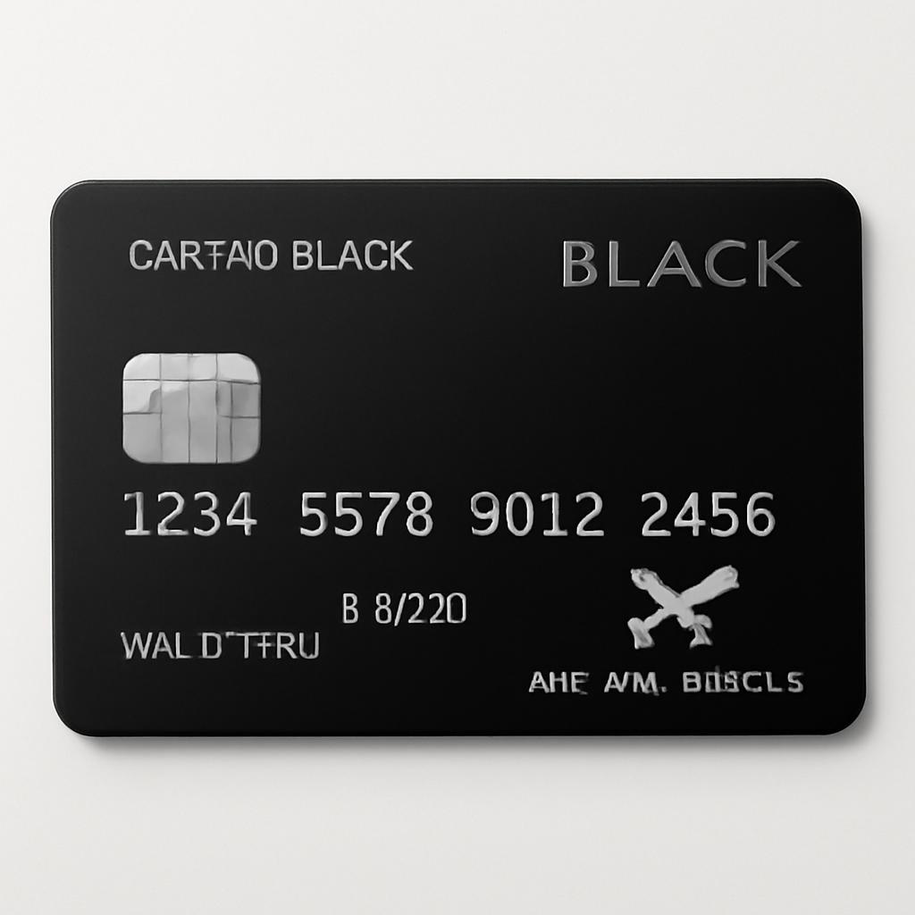 Cartao Black: Negocie Milhas com Segurança no Balcão de Milhas 1 cartao black