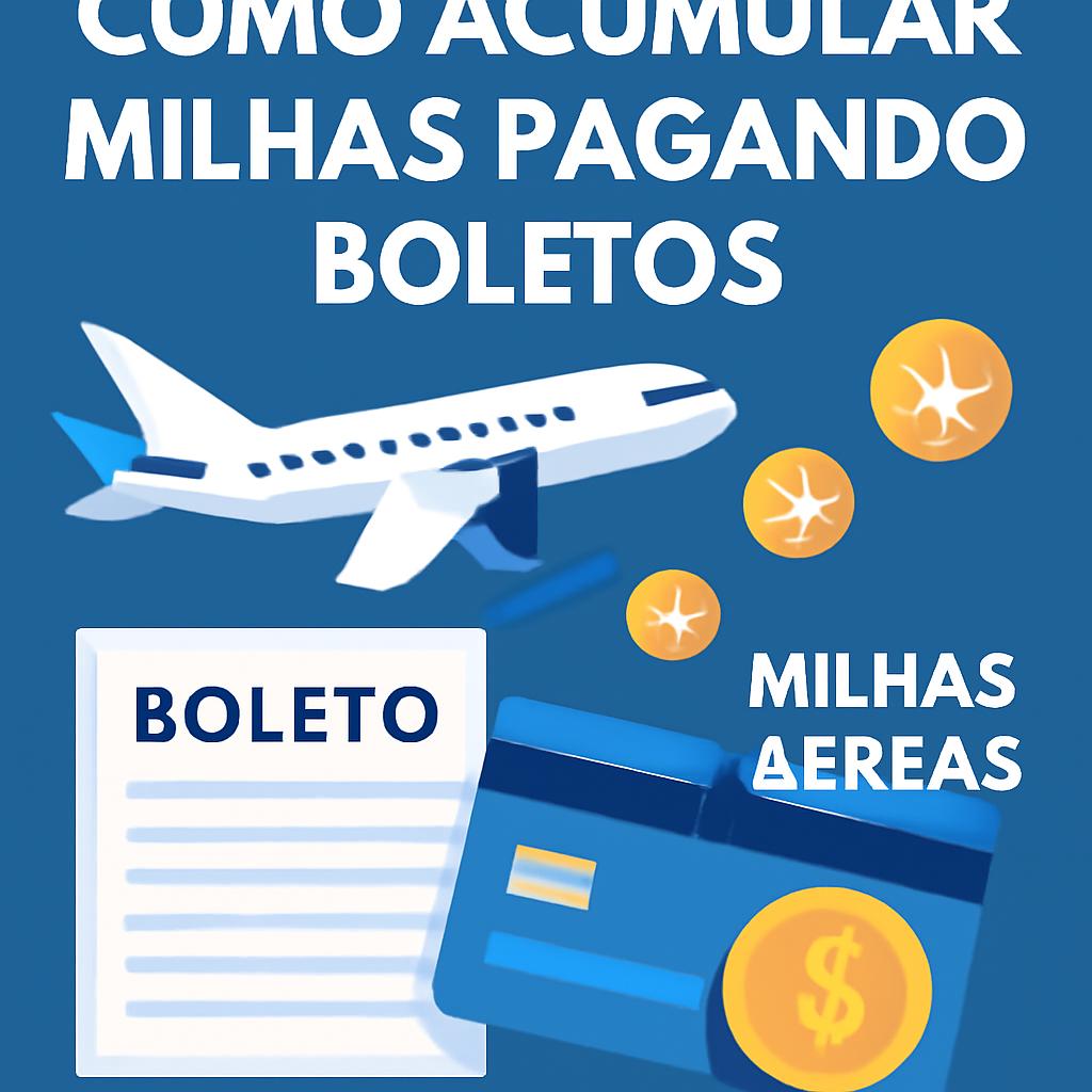 Como acumular milhas pagando boletos com Balcão de Milhas 1 como acumular milhas pagando boletos