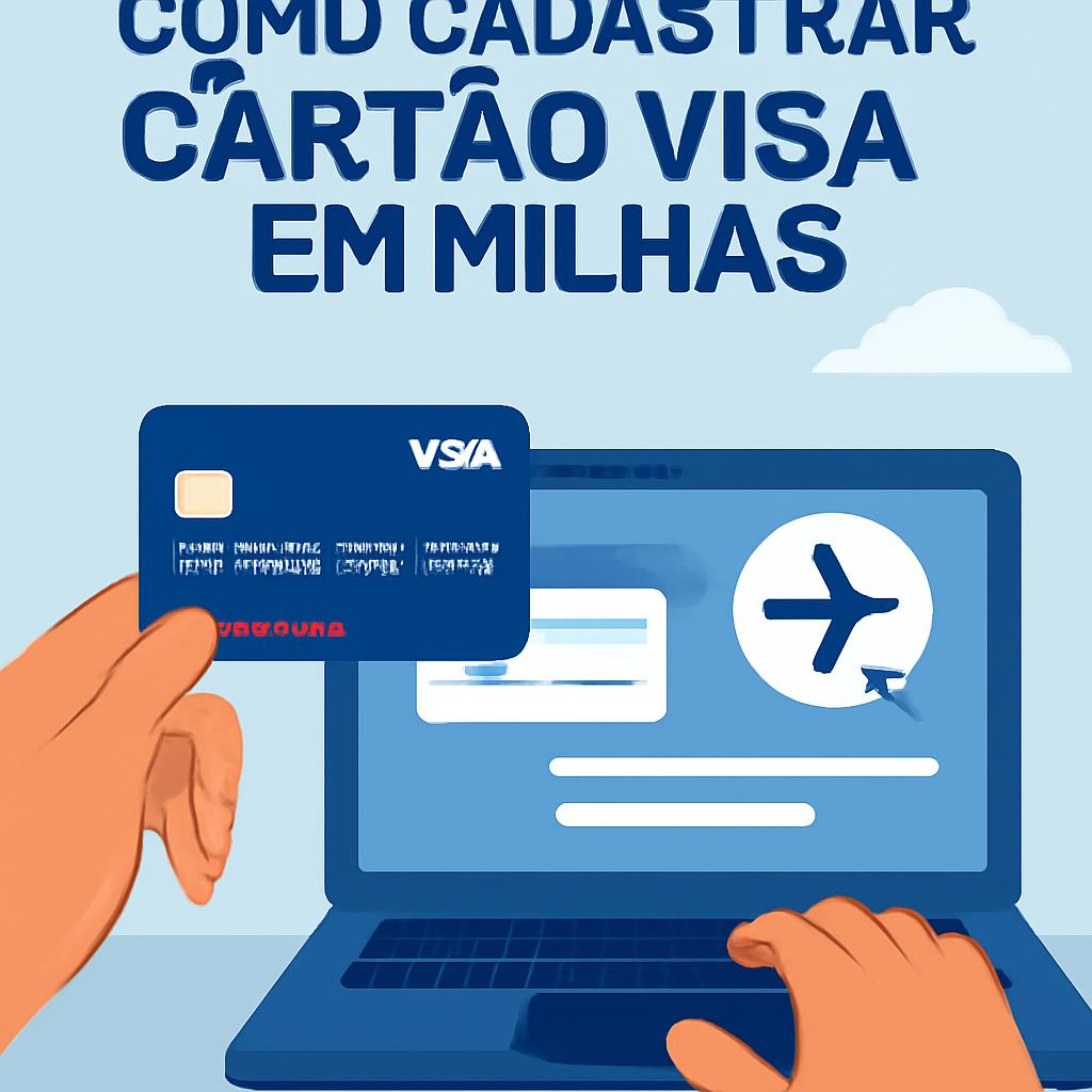 Como cadastrar cartão Visa em Milhas no Balcão de Milhas com segurança 1 como cadastrar cartao visa em milhas