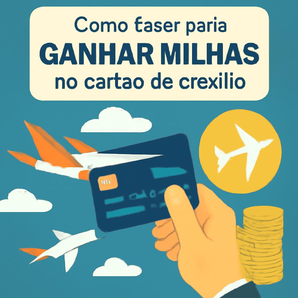 como fazer para ganhar milhas no cartão de crédito
