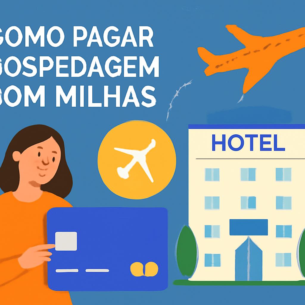 como pagar hospedagem com milhas