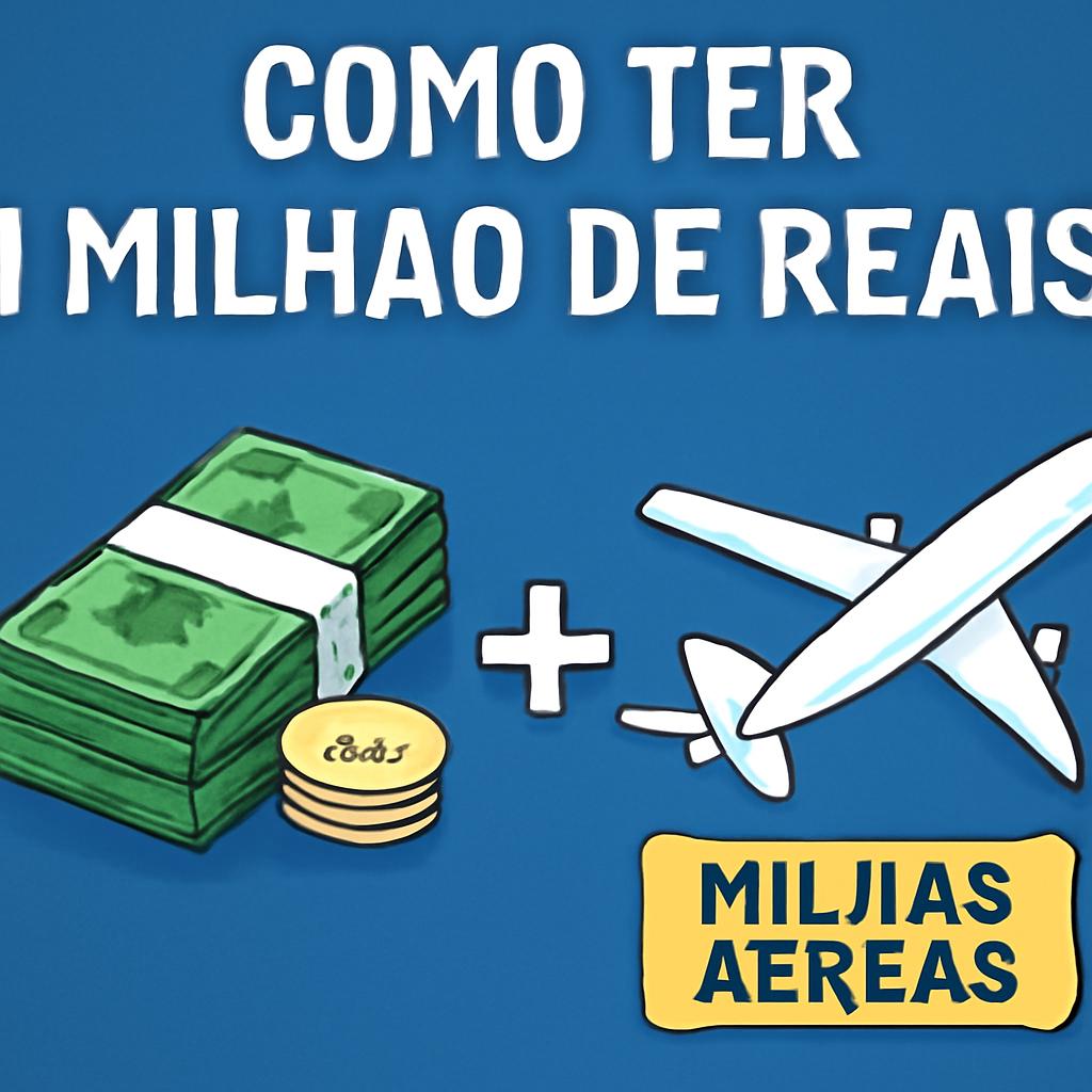 Como ter 1 milhão de reais com Balcão de Milhas 1 como ter 1 milhão de reais