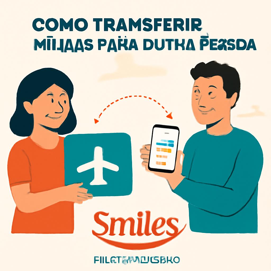 como transferir milhas para outra pessoa smiles