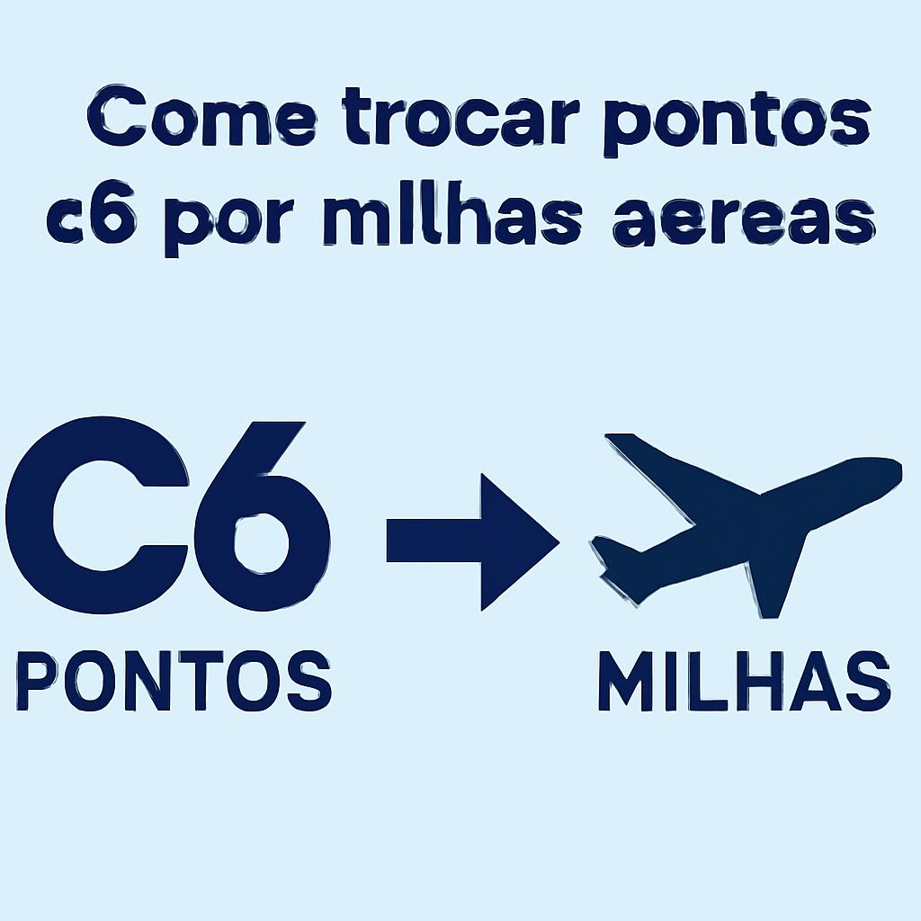 Como Trocar Pontos C6 por Milhas com Balcão de Milhas 1 como trocar pontos c6 por milhas
