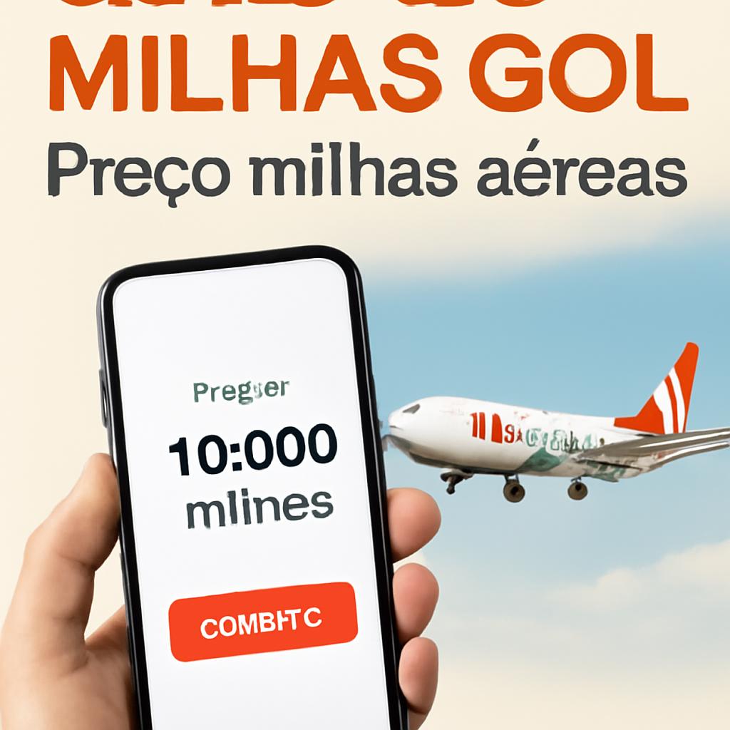 Comprar Milhas Gol Preço: Economize no Balcão de Milhas 1 comprar milhas gol preço