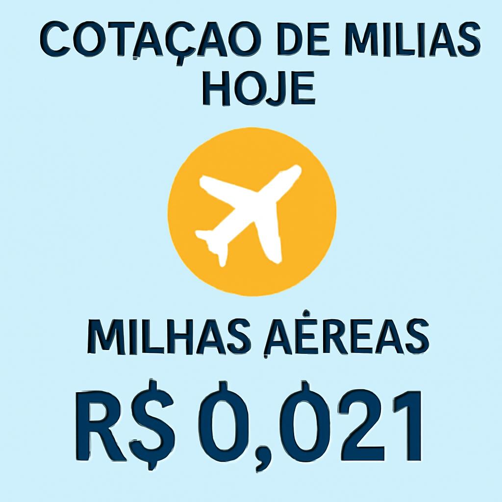 Cotacao de Milhas Hoje: Venda ou Compre com Segurança no Balcão de Milhas 1 cotacao de milhas hoje