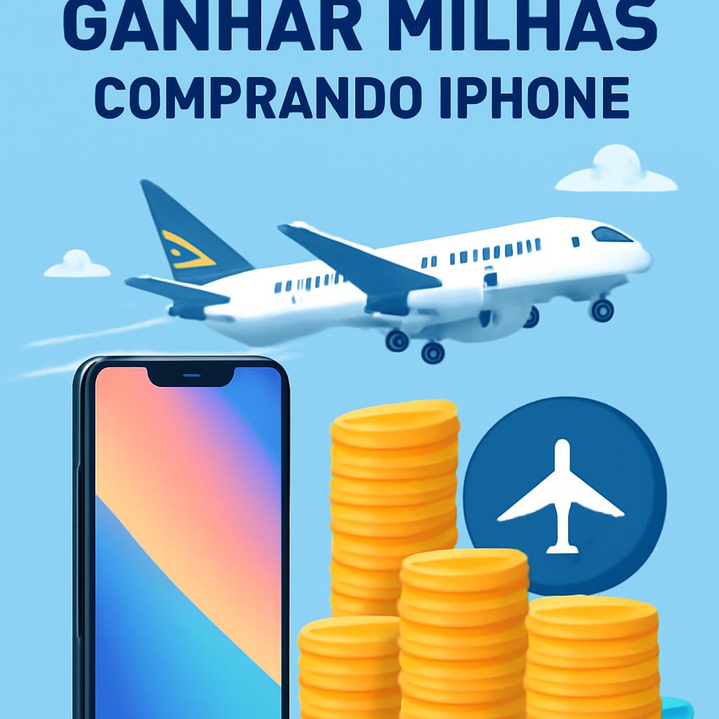 ganhar milhas comprando iphone