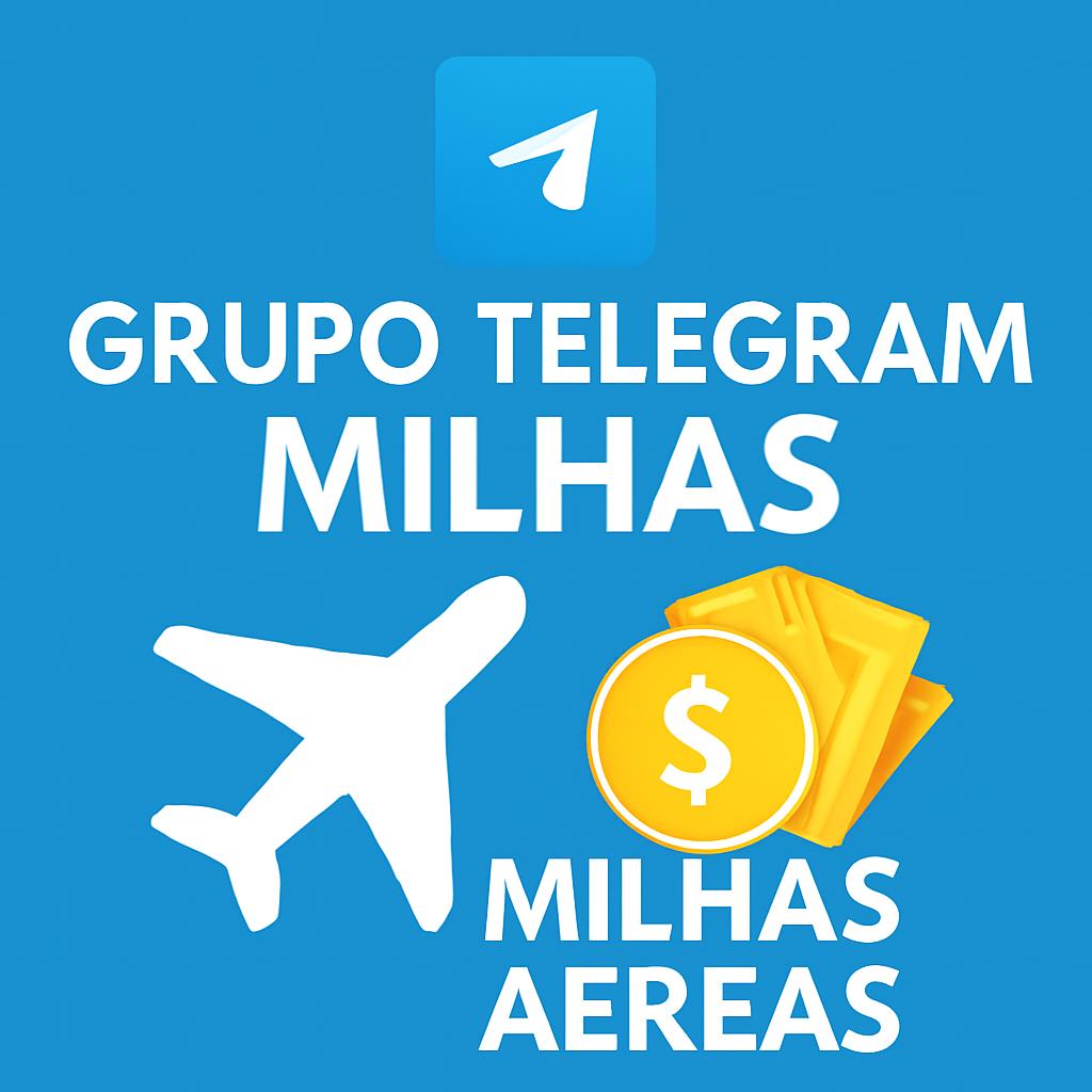 Grupo Telegram Milhas: Negocie milhas com o Balcão de Milhas 1 grupo telegram milhas
