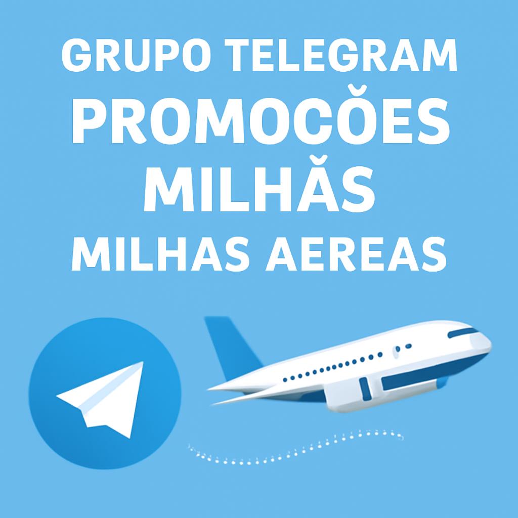 grupo telegram promoções milhas