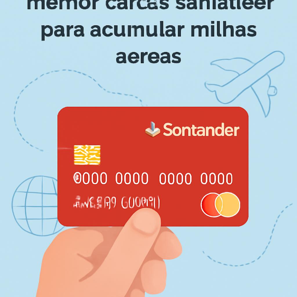 Melhor Cartão Santander para Acumular Milhas com Segurança e Economia 1 melhor cartão santander para acumular milhas