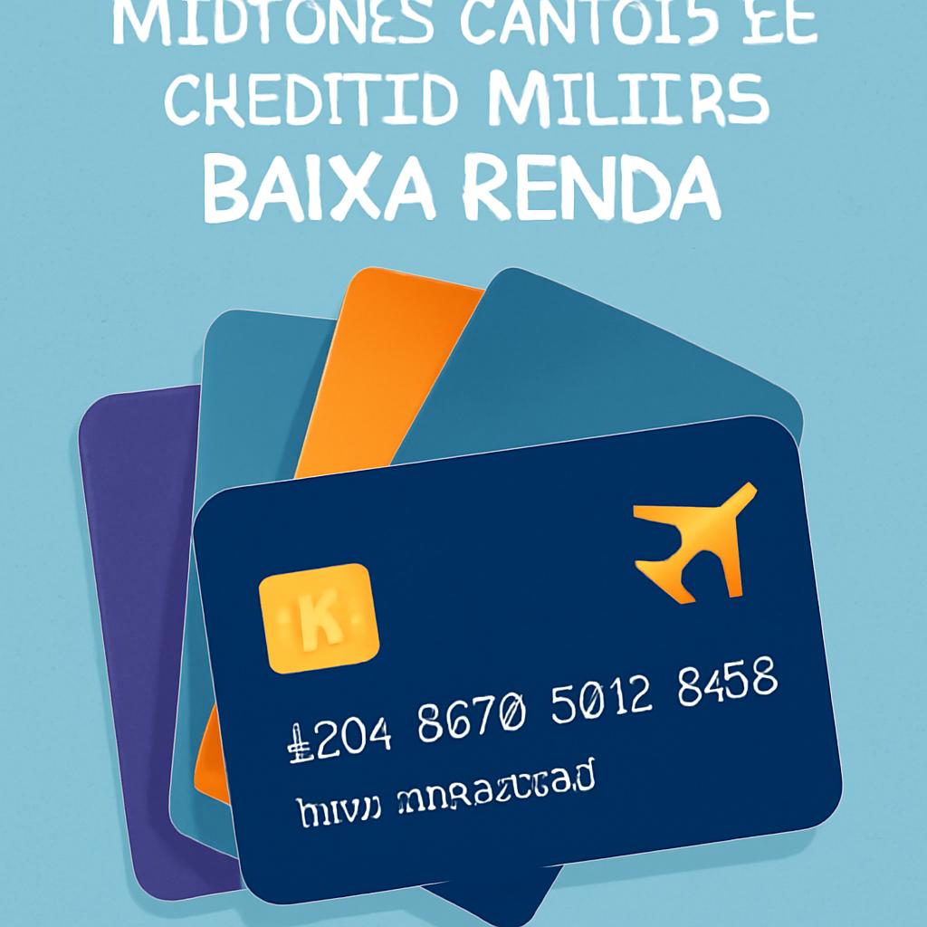 Melhores Cartões de Crédito Milhas Baixa Renda para Suas Viagens 1 melhores cartões de crédito milhas baixa renda
