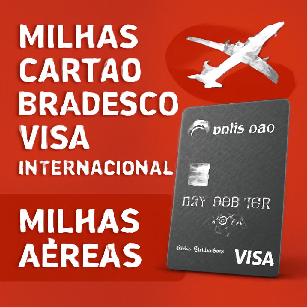 milhas cartão bradesco visa internacional