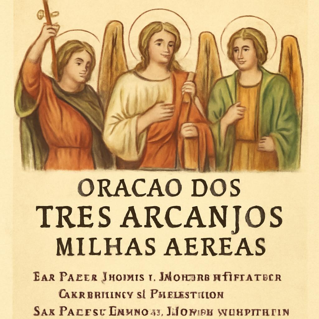 Oração dos Três Arcanjos para proteção e fé 1 oração dos três arcanjos