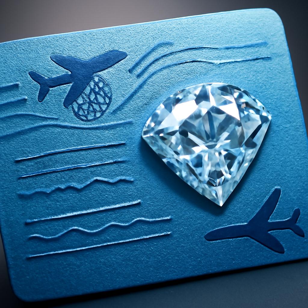 passagem cortesia azul diamante