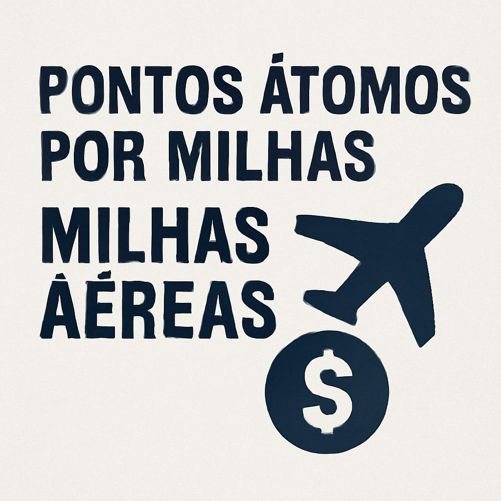 pontos atomos por milhas
