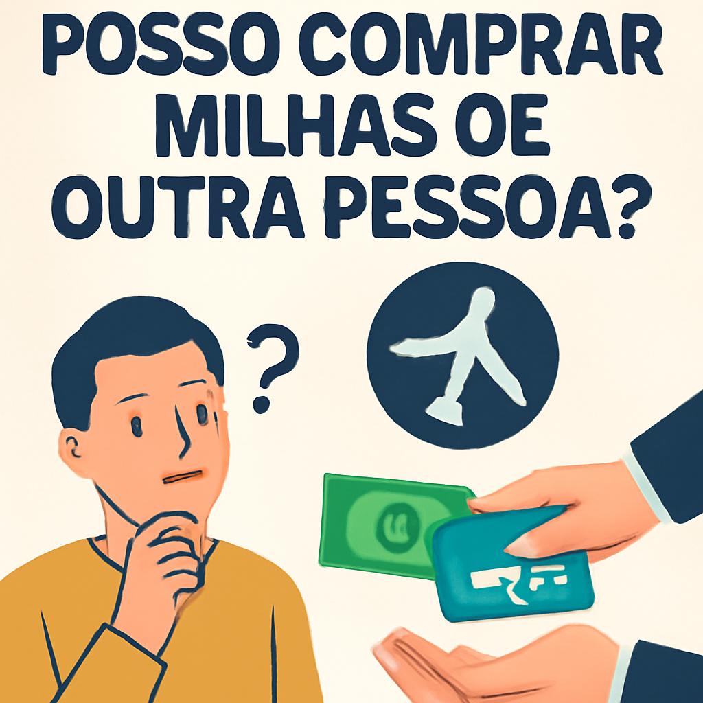 Posso comprar milhas de outra pessoa com segurança no Balcão de Milhas 1 posso comprar milhas de outra pessoa