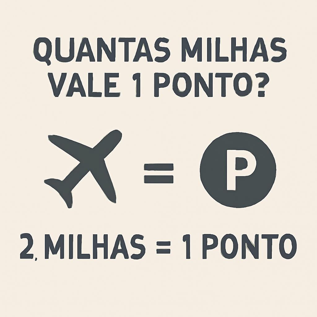 quantas milhas vale 1 ponto