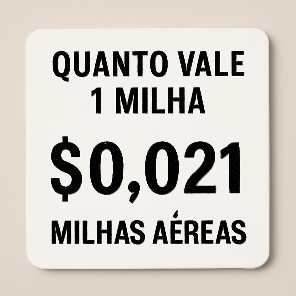 Quanto vale 1 milha? Descubra no Balcão de Milhas 1 quanto vale 1 milha