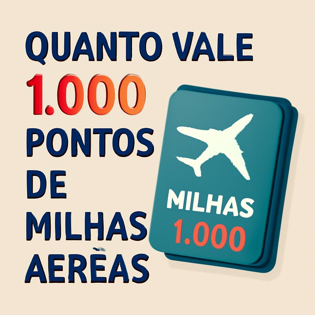 Quanto vale 1.000 pontos de milhas? Saiba no Balcão de Milhas 1 quanto vale 1.000 pontos de milhas