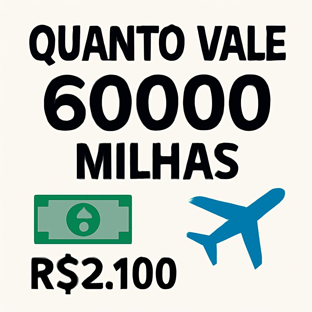 Quanto Vale 60000 Milhas? Descubra no Balcão de Milhas 1 quanto vale 60000 milhas