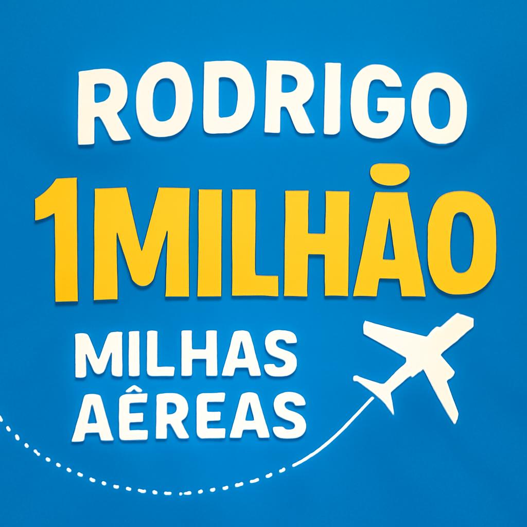 rodrigo1milhão - Venda ou Compre Milhas com Segurança no Balcão de Milhas 1 rodrigo1milhão