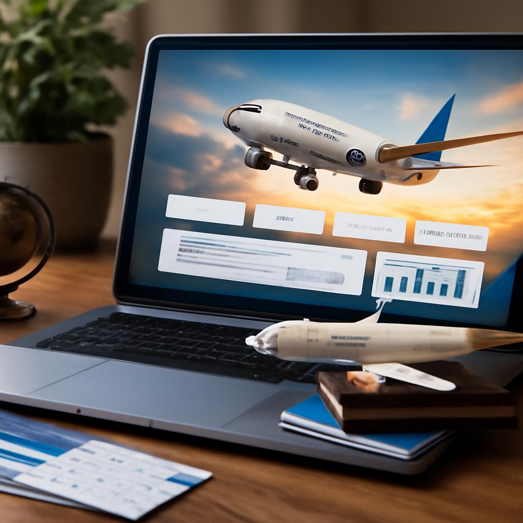 Site de passagem aérea