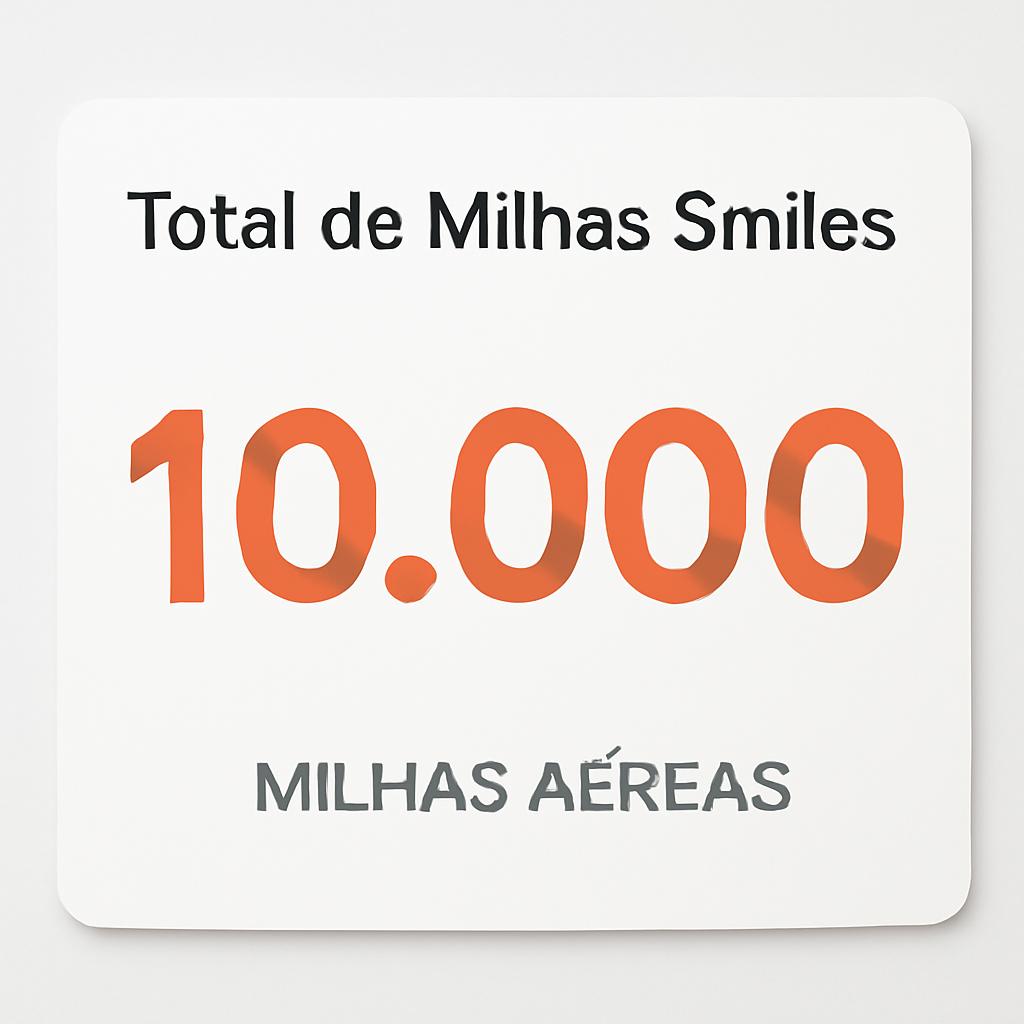 total de milhas smiles