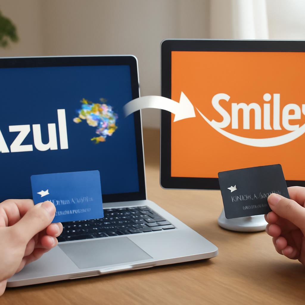 Transferir pontos azul para smiles