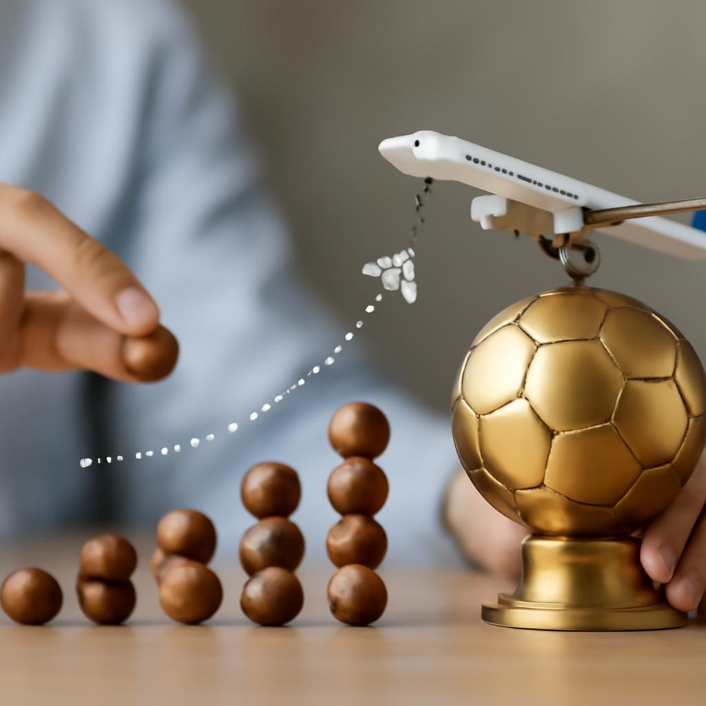 transferir pontos esfera para gol