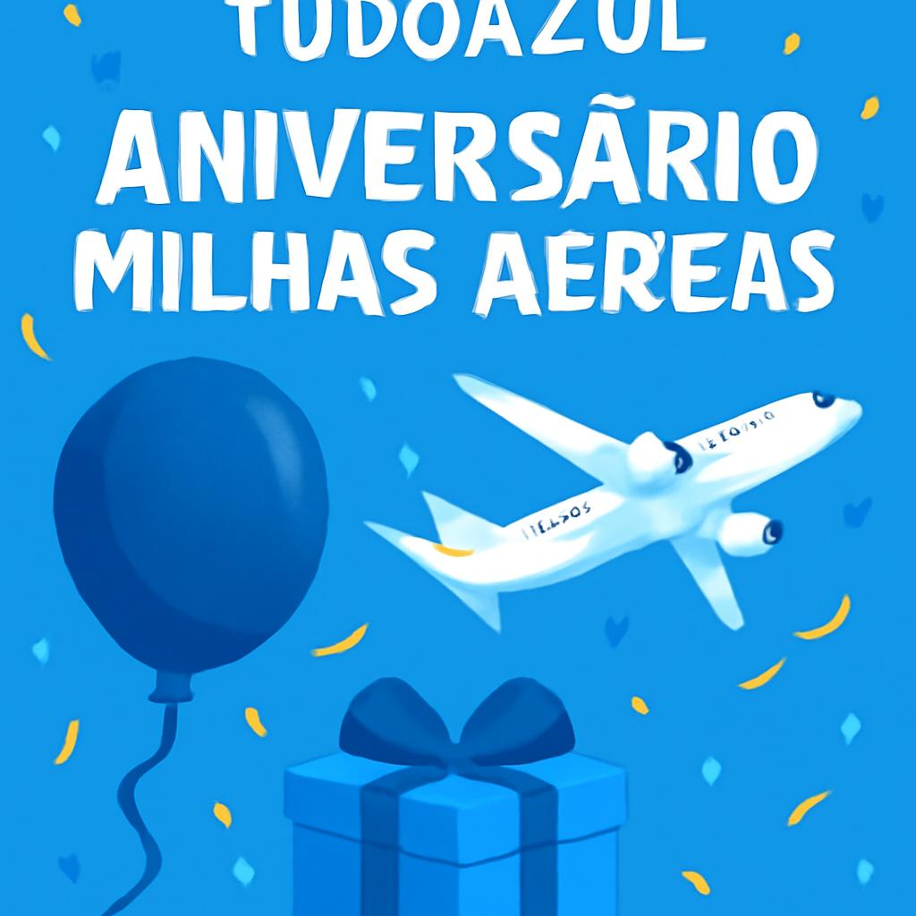 Tudo Azul Aniversário: Compre e Venda Milhas com Segurança e Agilidade 1 tudo azul aniversário