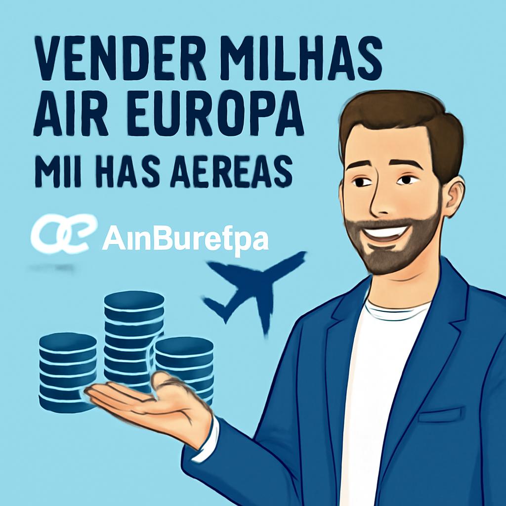 Vender Milhas Air Europa com Segurança e Rapidez no Balcão de Milhas 1 vender milhas air europa
