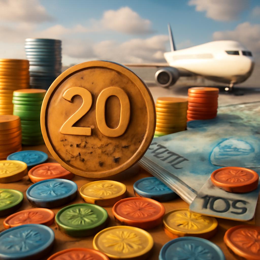 20 pontos por real