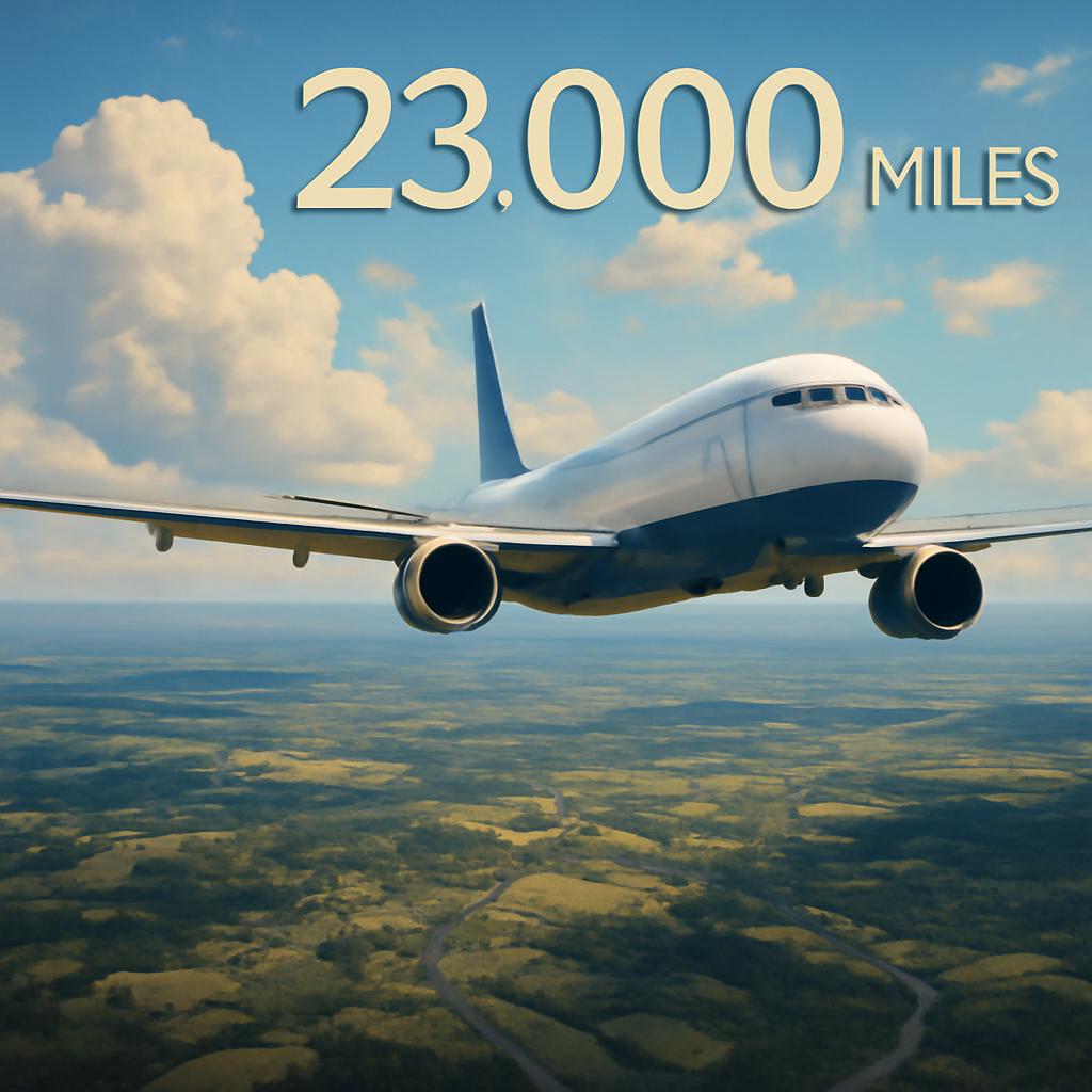23 milhas