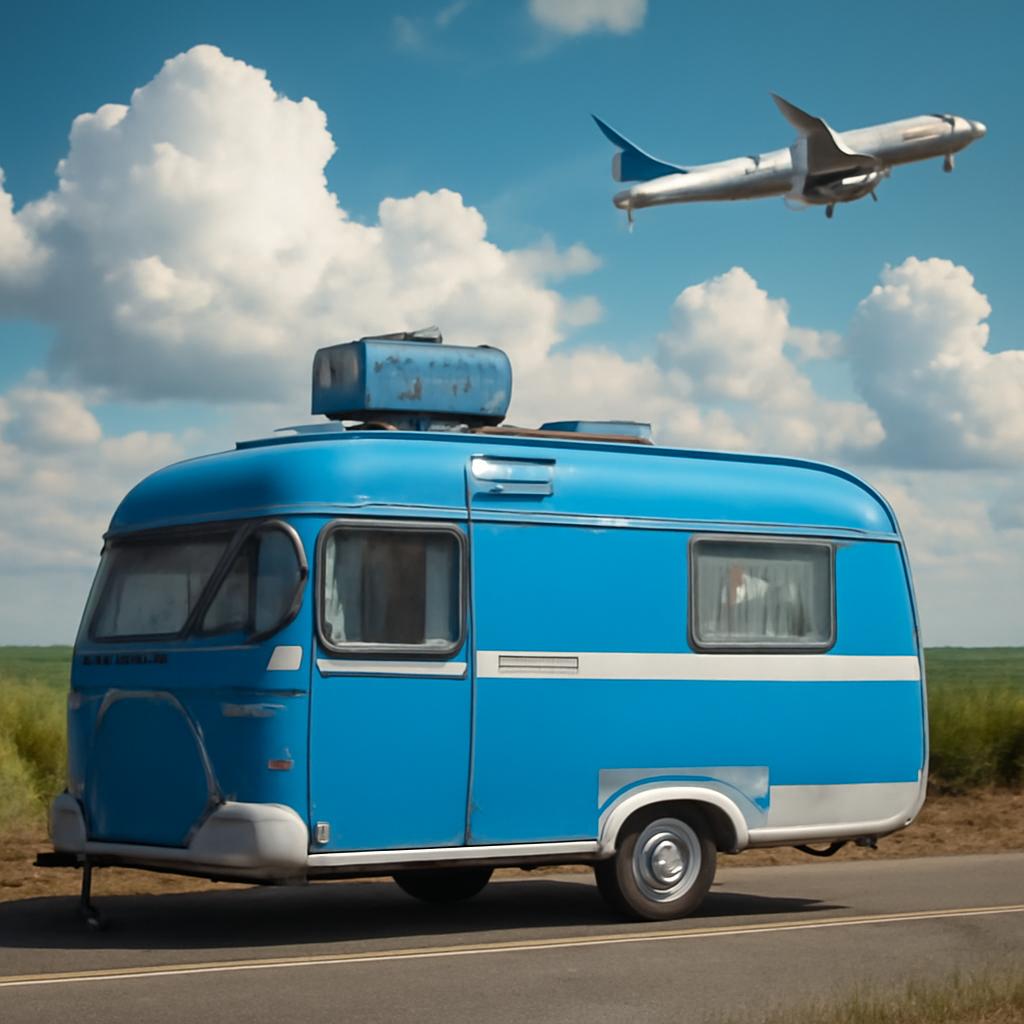 caravan azul