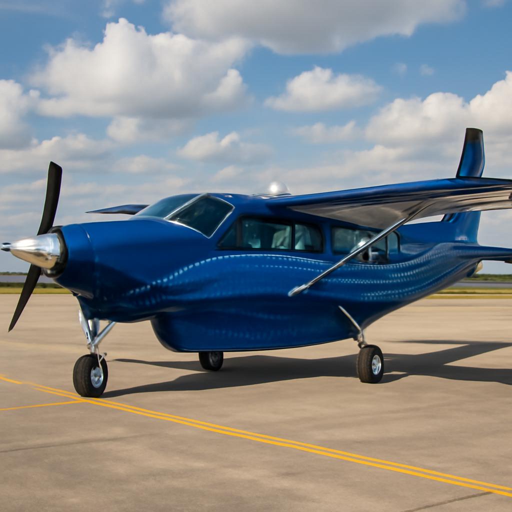 cessna caravan azul